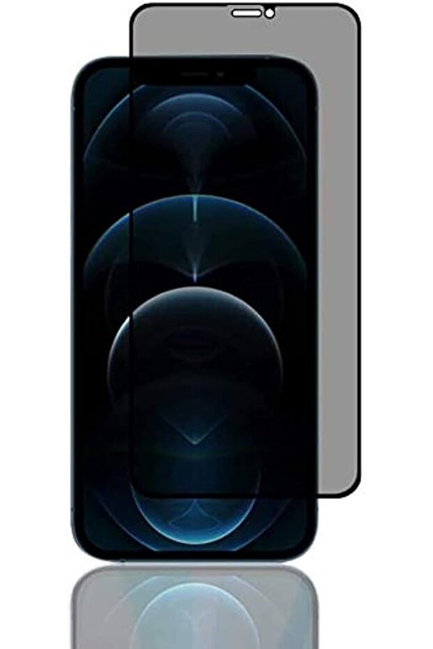 واقي شاشة الخصوصية من Al-HuTrusHi لهاتف iPhone 12 Pro Max، [3D Touch] زجاج مقوى مضاد للتجسس 9H، E