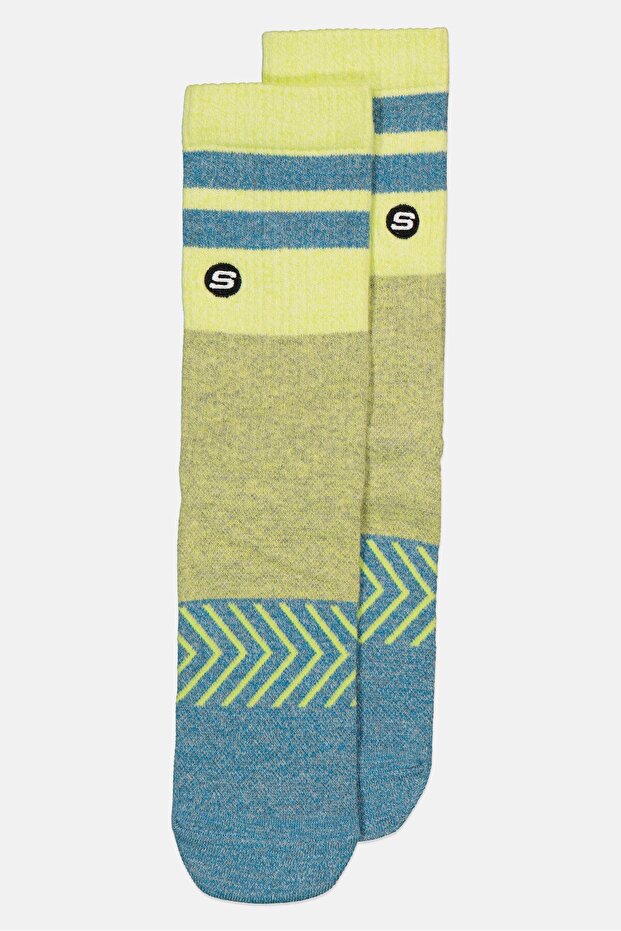 Women Stripe Crew Socks, Multicolor