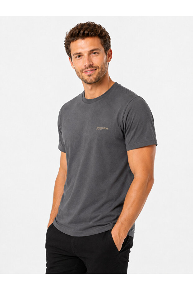 Men's 100% Cotton Daily Basic T-Shirt-7172