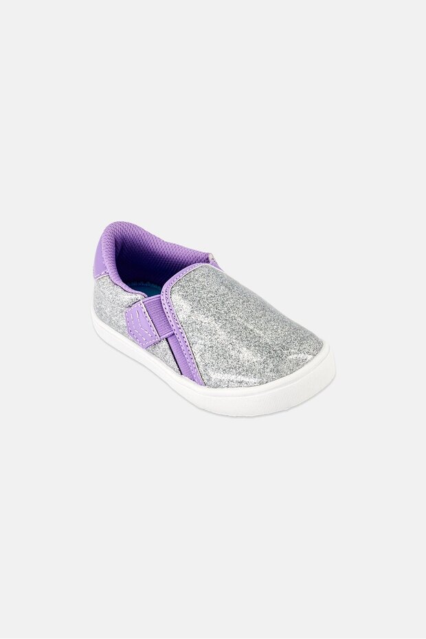 Toddlers Girl Madison Slip On Shoes, Silver