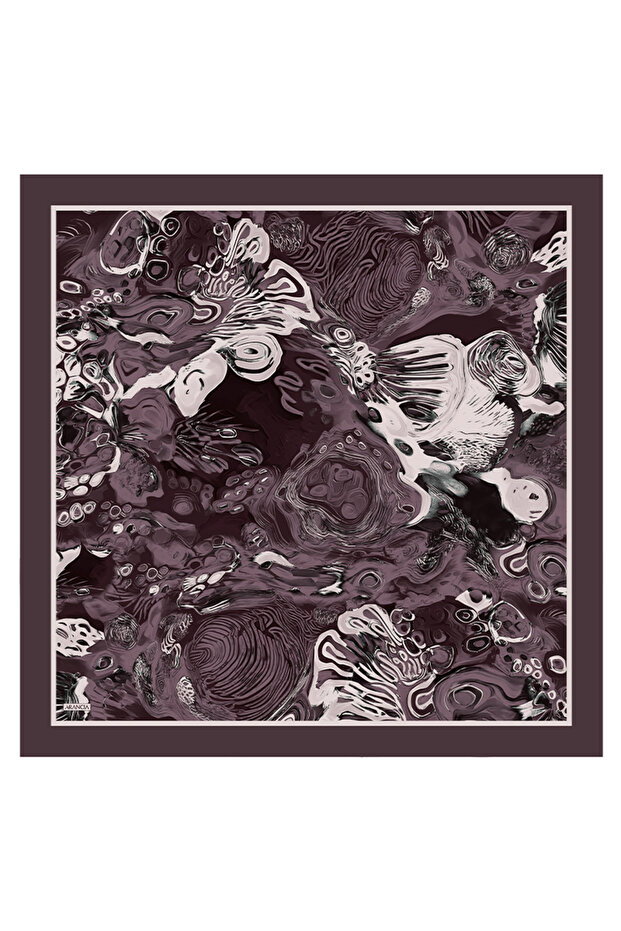 Mürdüm 90X90 Silk Twill Scarf