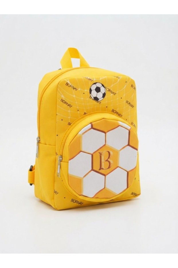 Chucuk Backpack Stylish and Comfortable with Ball and Football Design Men's Chucuk Bag-Anasinif-Casual