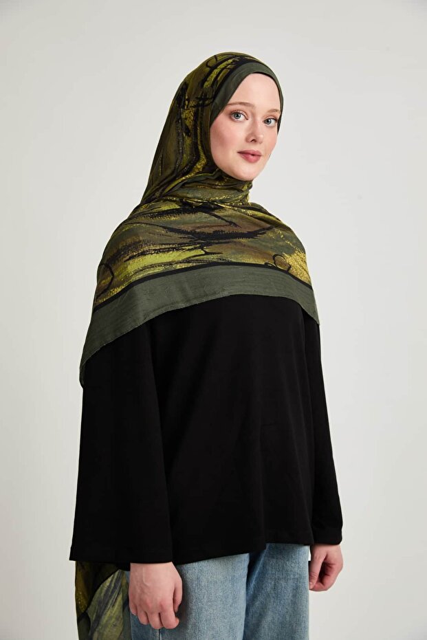 Canvas Pattern Liva Modal Shawl