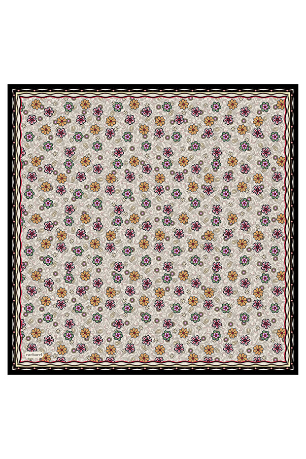 Kemik 90X90 Silk Twill Scarf