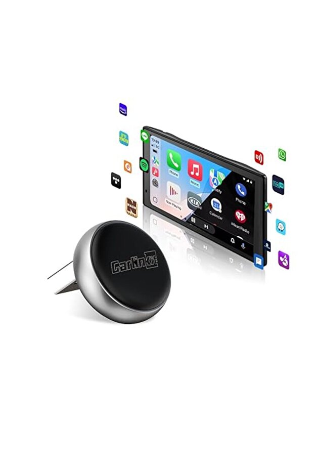 محول كاربلاي لاسلكي صغير الحجم ألترا 3 مع دعم أندرويد أوتو، منفذ USB-C/A، تحديث عبر الأثير