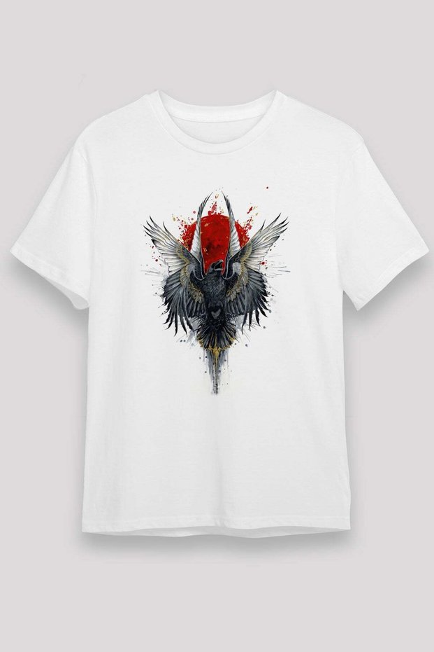 Bird White Unisex T-Shirt T-Shirt