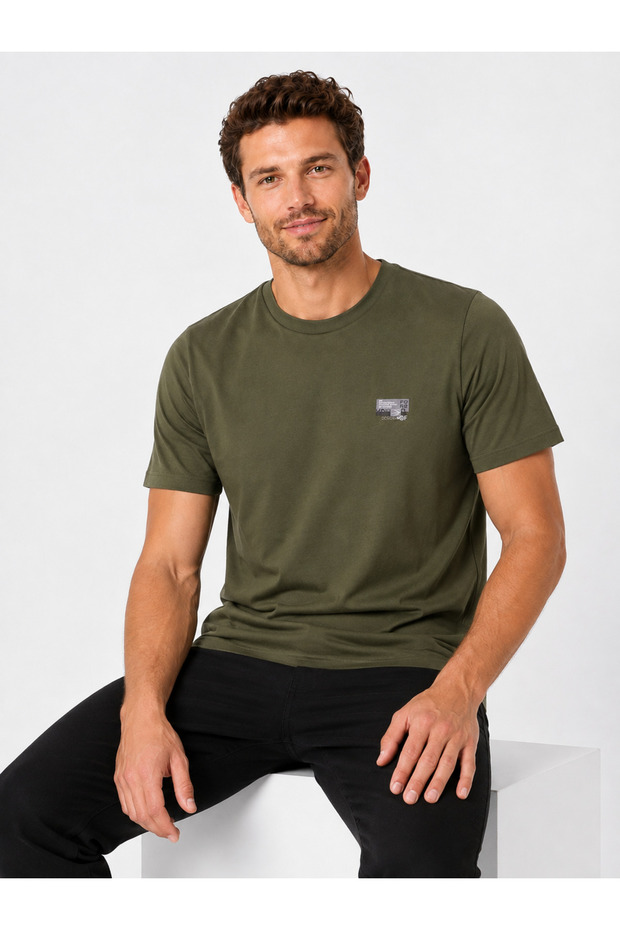 Men's 100% Cotton Daily Basic T-Shirt-7173
