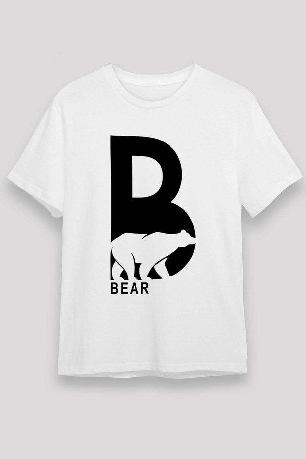 Bear White Unisex T-Shirt T-Shirt