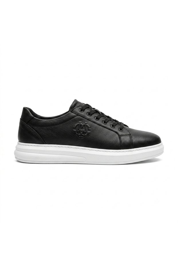 Genuine Leather Orthopedic Large Size Oversized Size 47 Black