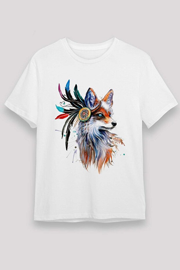 Fox White Unisex T-Shirt T-Shirt