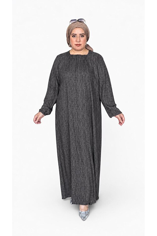Women's Plus Size Square Neck Dress