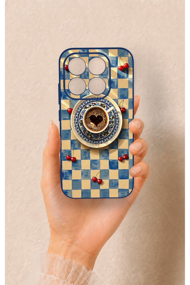Mi 17 5g Compatible Heart Coffee Pattern Silicone Case