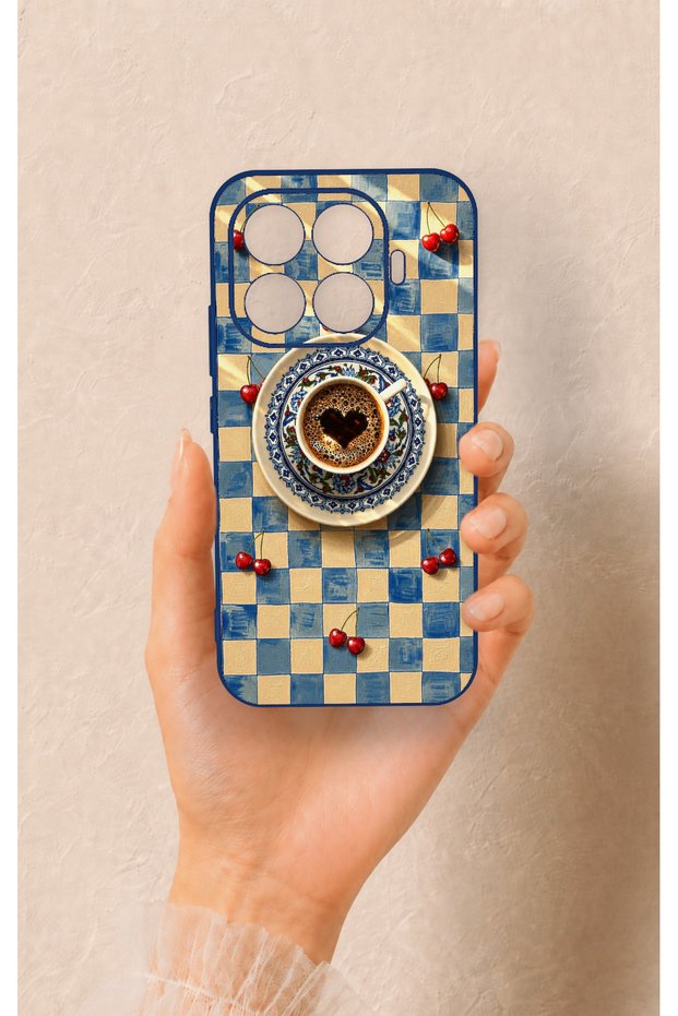 Mi 17t 5g Compatible Heart Coffee Pattern Silicone Case