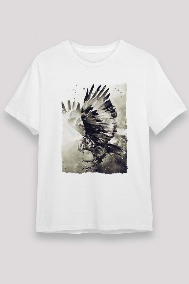 Eagle White Unisex T-Shirt T-Shirt