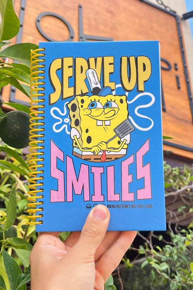 Spongebob Licensed & Design-Themed Spiral A5 Notepad