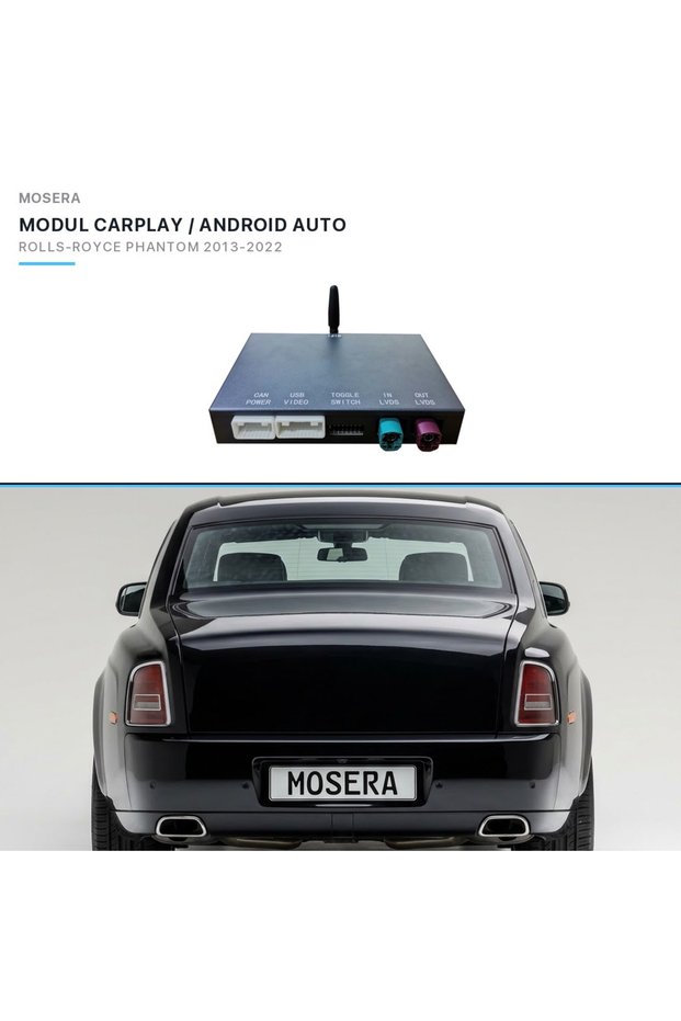 Modul CarPlay wireless și Android Auto Rolls-Royce Phantom 2013-2016 CIC