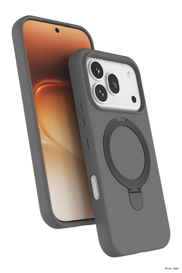 Ilkestor Honor 600 Pro Regal Cover with Magsafe Stand - (195837) Titanium Gray