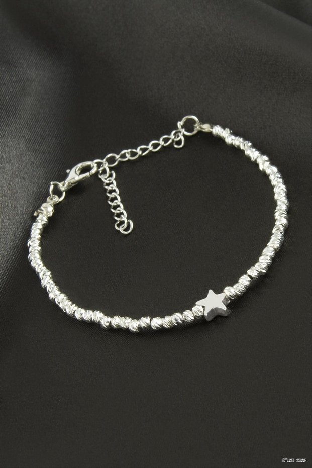 Ilkestor Star Dorika Metal Bracelet (22720) Silver Color