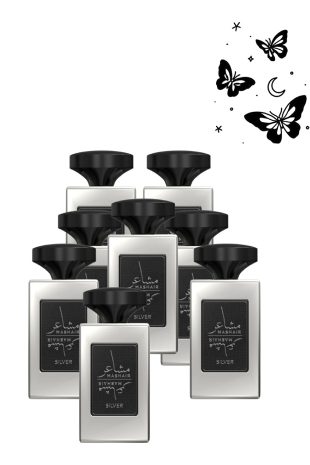 8 قطع من عطر ماشير الفضي 100 مل