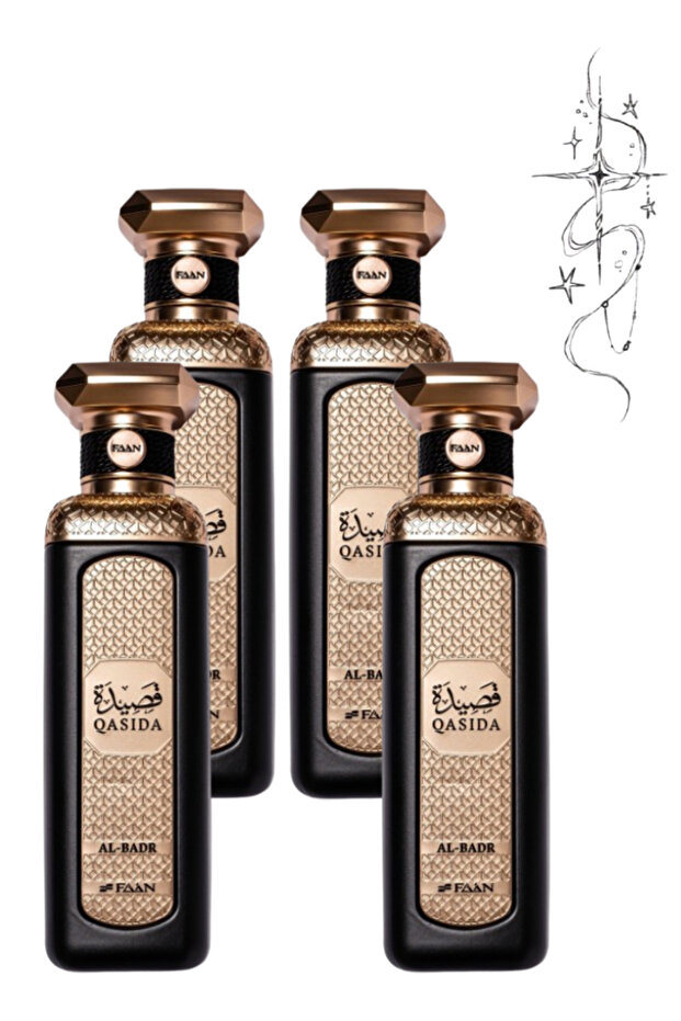 4 قطع عطر قصيدة البدر 100 مل