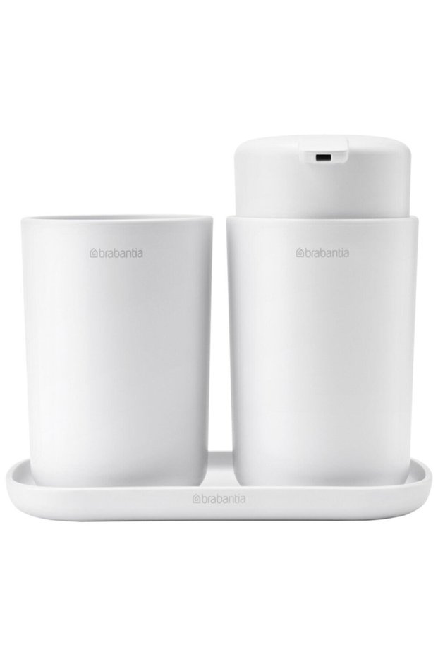 Brb-8710755280382-Bra 280382-001-01-Renew White 3 Piece Bathroom Set