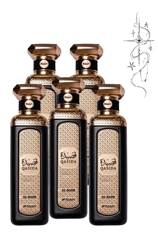 5 قطع من عطر القصيدة البدر 100 مل