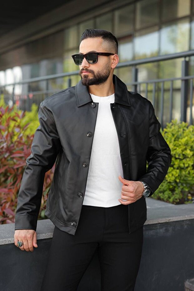 New Season Men's Leather Jacket