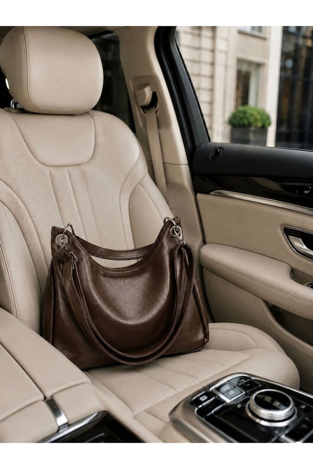 Women's Loose Shoulder Bag Length 25 cm Width 35 Width 8 cm