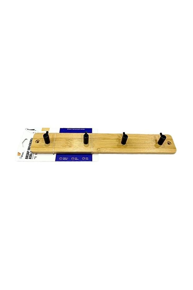 Wooden 4-Hook Hanger