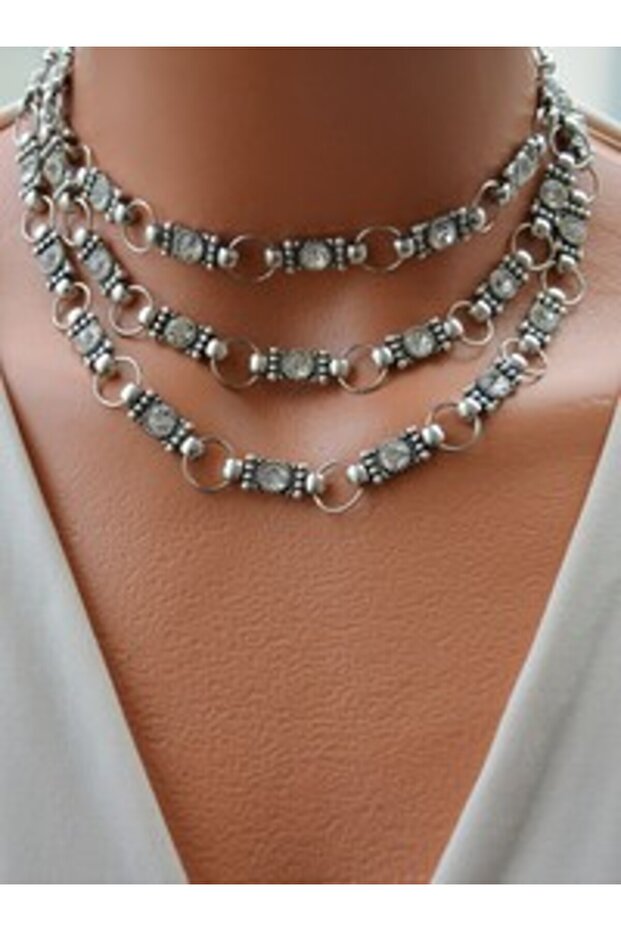 Necklace - White -