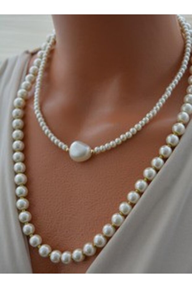 Necklace - Gold Color -