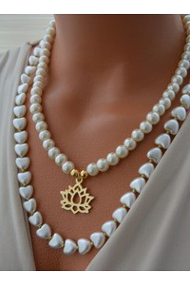 Necklace - Gold Color -