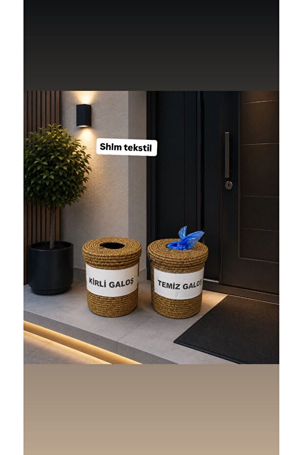 25X26 Galoş, Trash Can Multi-Purpose Basket Storage Box Decorative Basket Storage Box