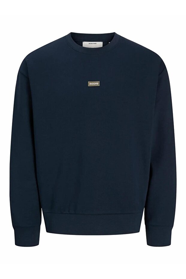 Jack Jones Clup Badge Relaxed Fit Crew Neck Men's Sweat 12300444