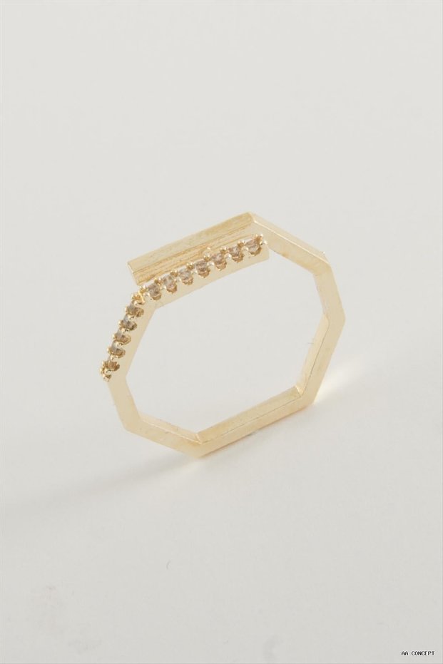 CONCEPTA Square-Cut Stone (164842) Ring, Yellow