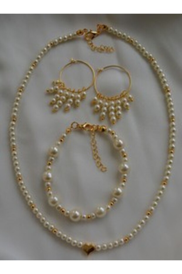 Jewelry set - gold color -