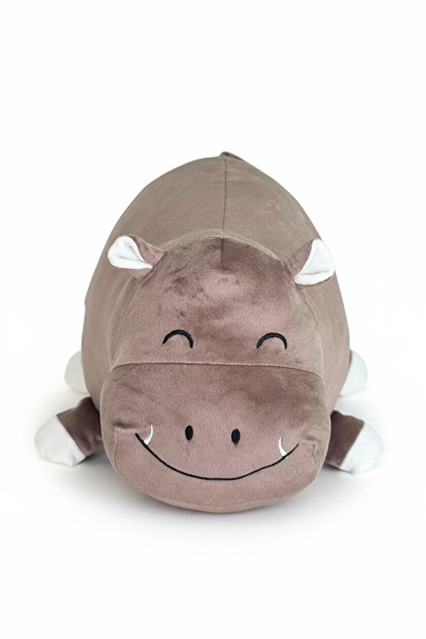 Plush Hippopotamus Pillow