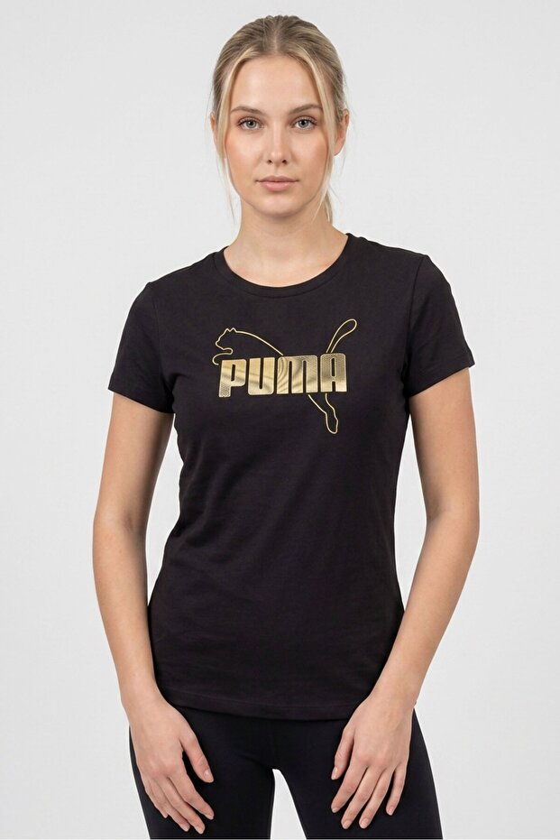 Women Sportwear Fit Short Sleeve Training T-Shirt, Black