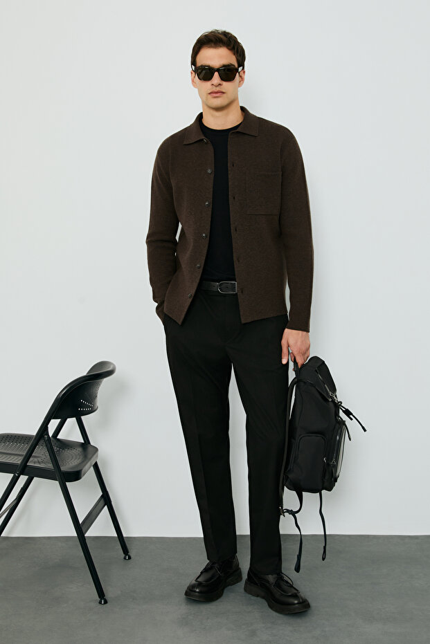 Liber Men's Cardigan Brown