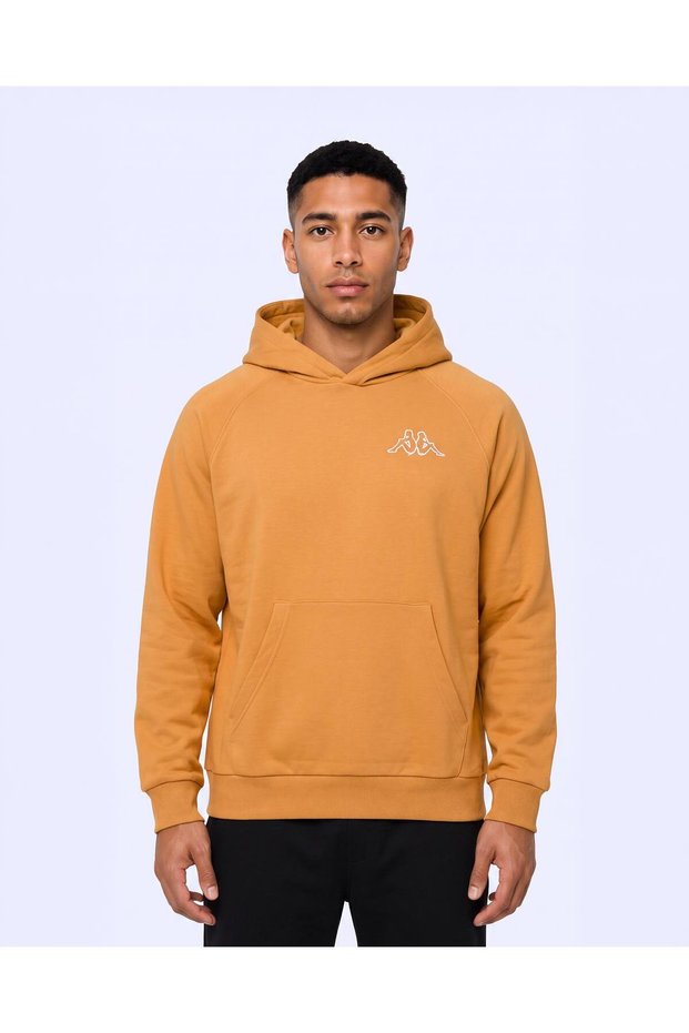 Authentic Onial Tur Men's Dark Orange Oversize Hoodie