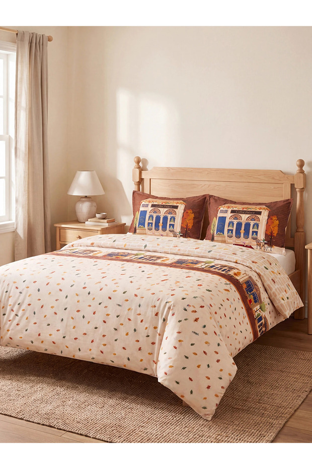 Lcw Home Mixed Printed Double Duvet Cover Set