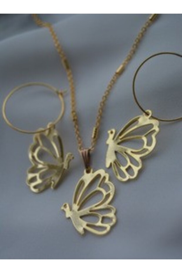 Jewelry set - gold color -
