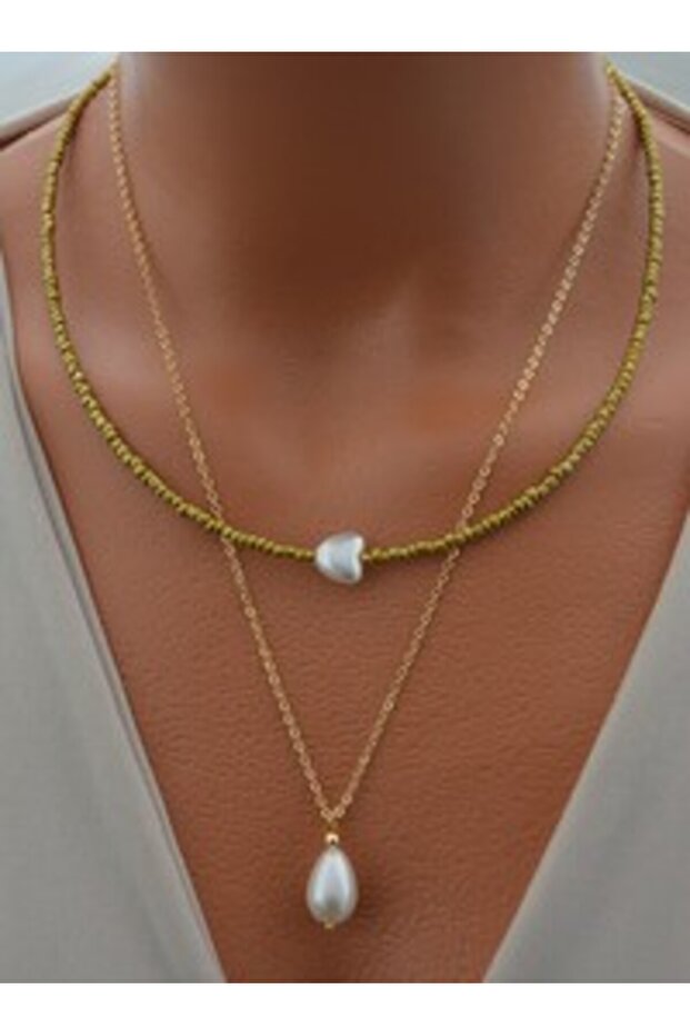 Necklace - Gold Color -
