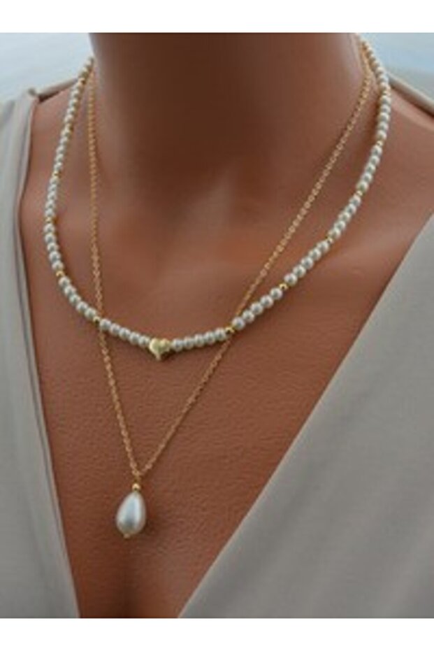 Necklace - Gold Color -