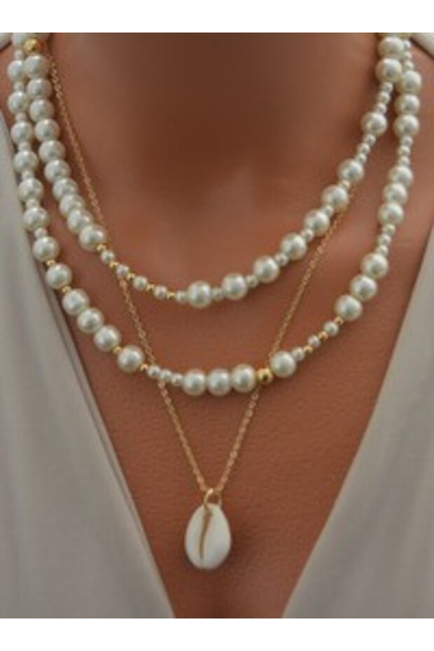 Necklace - Gold Color -