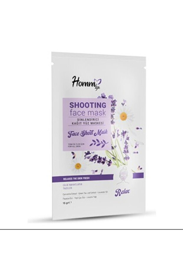 Homm Life Relaxing Paper Face Mask 15Gr