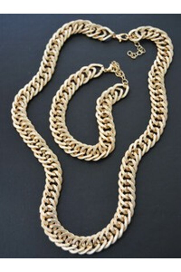 Jewelry set - gold color -