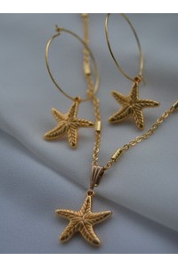 Jewelry set - gold color -