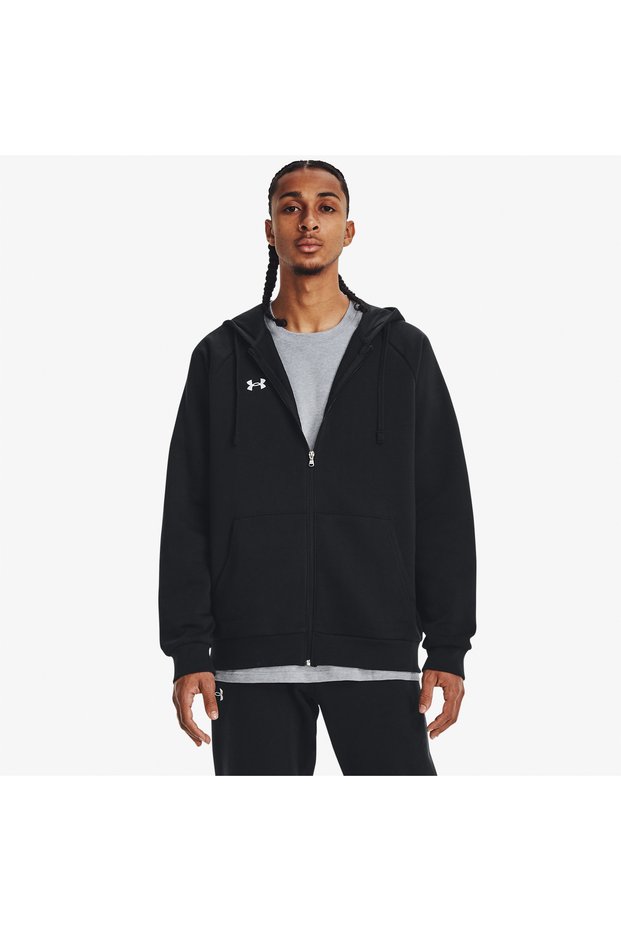 Rival Fleece Men's Black Casual Sweatshirt