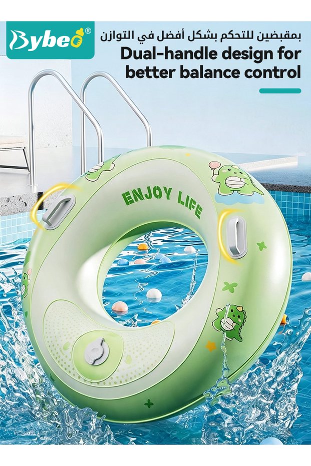 Toddler Pool Float, Kids Swimming Ring, Inflatable Baby Pool Floats Swim Circle with Double Airbag, Children Float Tube Toy For Beach Lake River Water Pool For Boys Girls 20-40kg